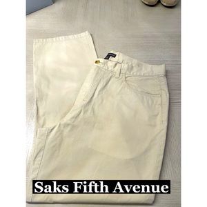 Saks Fifth Avenue Khaki Pants Sz 36